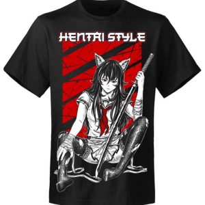 T-shirt unisexe Hentai Style  Manga Katana Style T-shirt unisexe Hentai Style  Manga Katana Style
