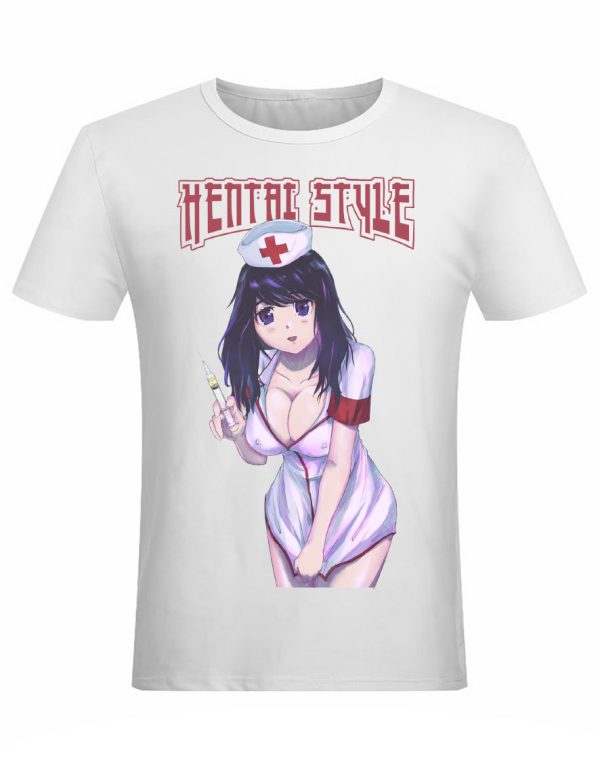 T-shirt unisexe Hentai Style Manga Nurse