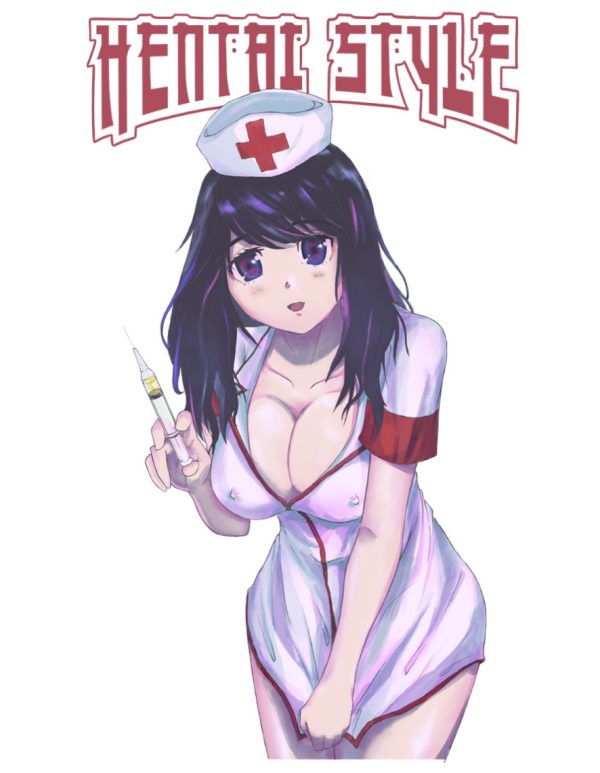 T-shirt unisexe Hentai Style Manga Nurse