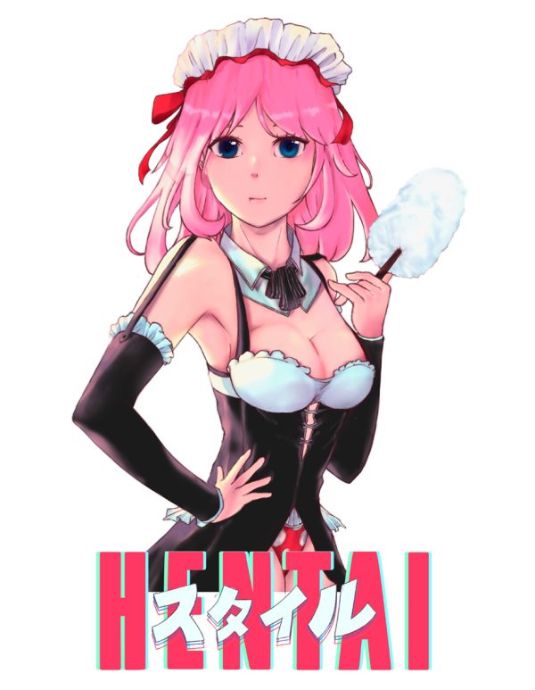 T-shirt unisexe Hentai Style  The Maid