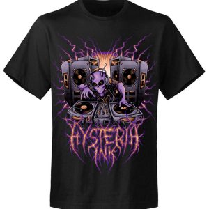 T-shirt unisexe Hysteria Ink ALien DJ-Ink T-shirt unisexe Hysteria Ink ALien DJ-Ink