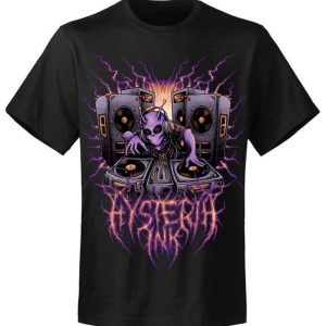 T-shirt unisexe Hysteria Ink ALien DJ-Ink T-shirt unisexe Hysteria Ink ALien DJ-Ink