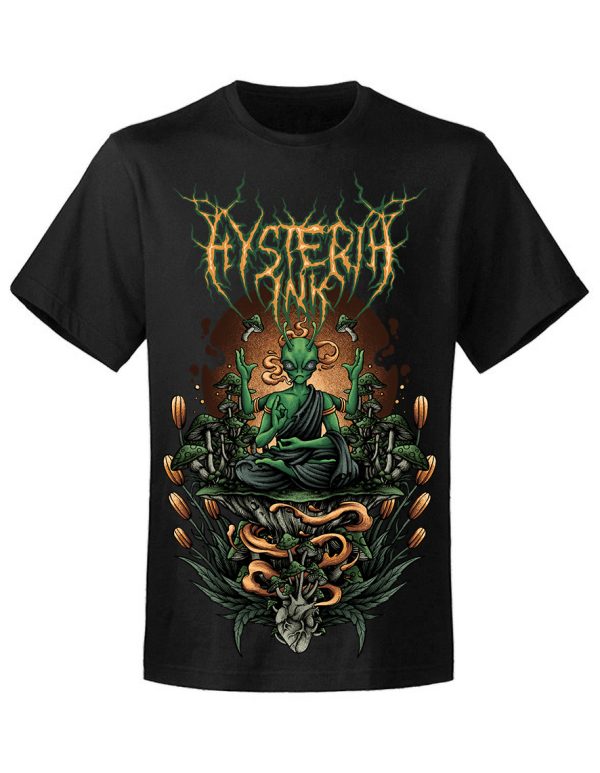 T-shirt unisexe Hysteria Ink Alien Dicky Ink