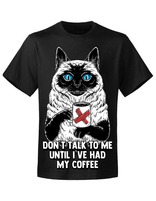 T-shirt unisexe Hysteria Ink Cat Coffee Ink