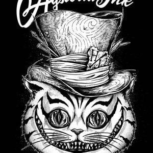 T-shirt unisexe Hysteria Ink Cat Hat Ink