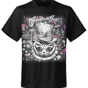 T-shirt unisexe Hysteria Ink  Cat Hat Ink Mushroom All Over Print T-shirt unisexe Hysteria Ink  Cat Hat Ink Mushroom All Over Print