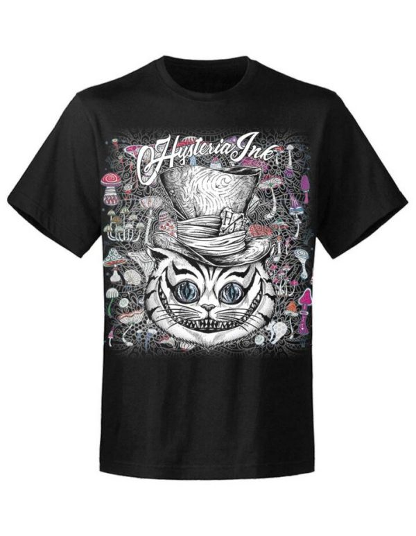 T-shirt unisexe Hysteria Ink  Cat Hat Ink Mushroom All Over Print