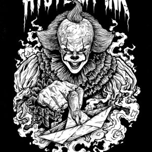 T-shirt unisexe Hysteria Ink Clown Ink