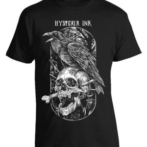 T-shirt unisexe Hysteria Ink Crown-N-Skull Ink T-shirt unisexe Hysteria Ink Crown-N-Skull Ink