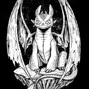 T-shirt unisexe Hysteria Ink Dragon Ink