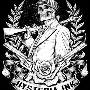T-shirt unisexe Hysteria Ink Gangster Ink