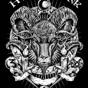 T-shirt unisexe Hysteria Ink Goat Byz Ink