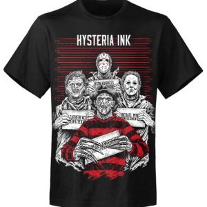T-shirt unisexe Hysteria Ink Horror Ink Red