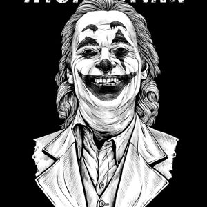 T-shirt unisexe Hysteria Ink Joker Two Ink