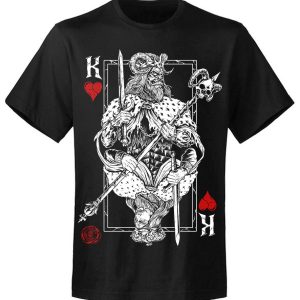 T-shirt unisexe Hysteria Ink King Of Cards Ink