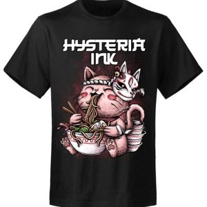 T-shirt unisexe Hysteria Ink Konekat Ramen Ink