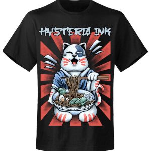 T-shirt unisexe Hysteria Ink  NekoCat Ramen Ink T-shirt unisexe Hysteria Ink  NekoCat Ramen Ink