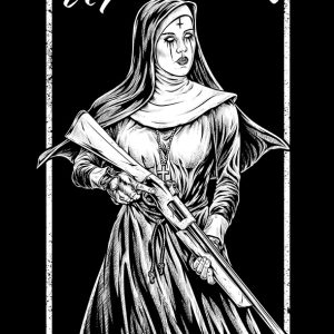 T-shirt unisexe Hysteria Ink Nonne 2 Ink