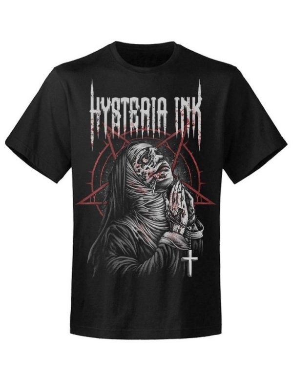 T-shirt unisexe Hysteria Ink Nonne horror Ink