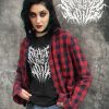 T-shirt unisexe Hysteria Ink Peace and love Black Metal