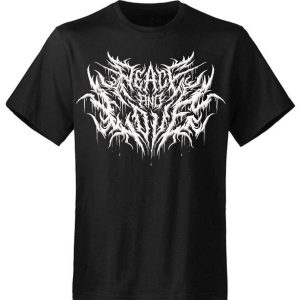 T-shirt unisexe Hysteria Ink Peace and love Black Metal