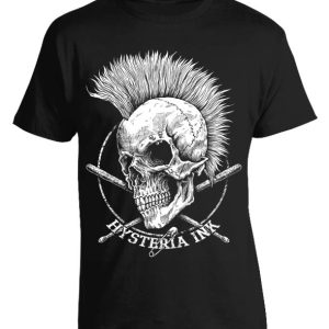 T-shirt unisexe Hysteria Ink Skull Drum Ink