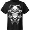 T-shirt unisexe Hysteria Ink Skull Tattoo Gun Ink