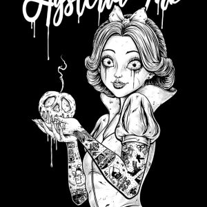 T-shirt unisexe Hysteria Ink Snow White Ink