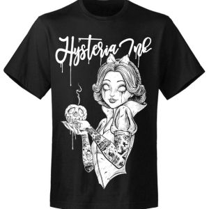 T-shirt unisexe Hysteria Ink Snow White Zombie Ink
