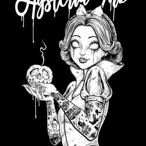 T-shirt unisexe Hysteria Ink Snow White Zombie Ink