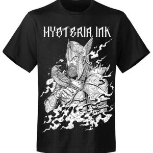 T-shirt unisexe Hysteria Ink The Viking And The Raven T-shirt unisexe Hysteria Ink The Viking And The Raven