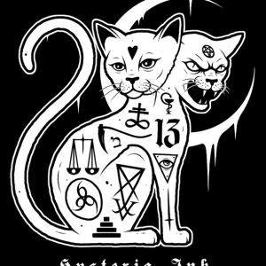 T-shirt unisexe Hysteria Ink Two Head Cat InK T-shirt unisexe Hysteria Ink Two Head Cat InK