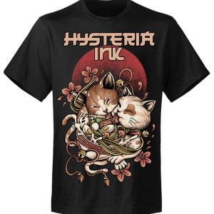 T-shirt unisexe Hysteria Ink  Two NekoCat Ramen Ink T-shirt unisexe Hysteria Ink  Two NekoCat Ramen Ink