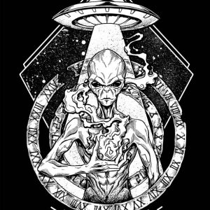 T-shirt unisexe Hysteria Ink UFO Ink T-shirt unisexe Hysteria Ink UFO Ink