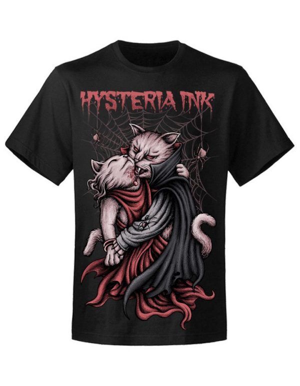 T-shirt unisexe Hysteria Ink Vampire Cat