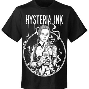 T-shirt unisexe Hysteria Ink Wednesday Addams Ink T-shirt unisexe Hysteria Ink Wednesday Addams Ink