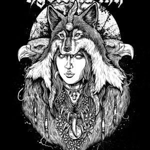 T-shirt unisexe Hysteria Ink Woman Wolf Ink T-shirt unisexe Hysteria Ink Woman Wolf Ink