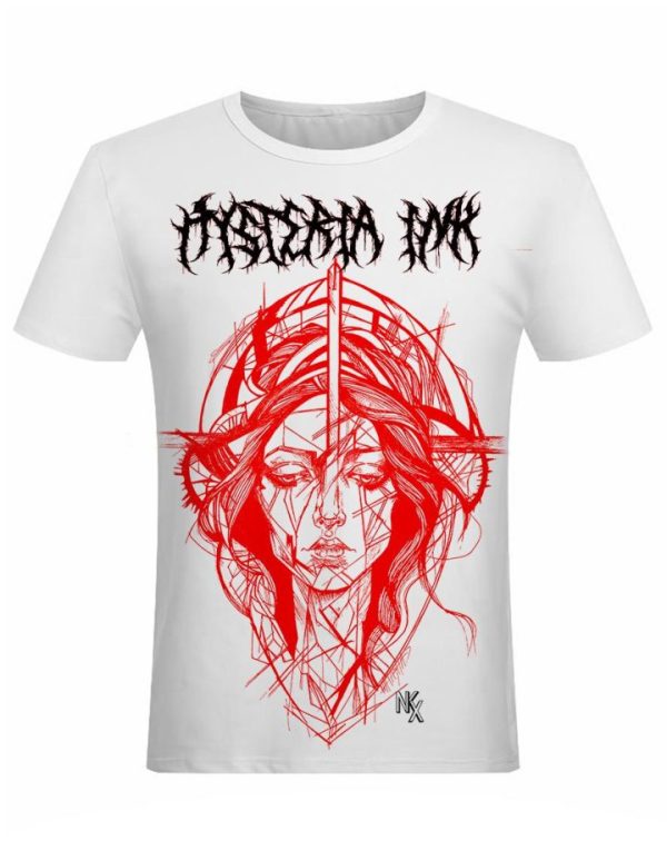 T-shirt unisexe Hysteria Ink X Natasha Kikx madonne blanc