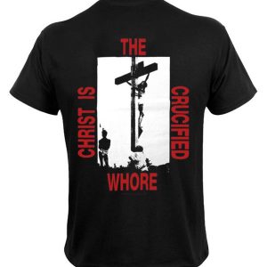 T-shirt unisexe  Impaled Nazarene Christ Is The Crucified Whore T-shirt unisexe  Impaled Nazarene Christ Is The Crucified Whore