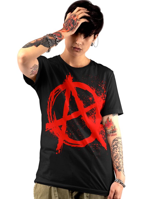 T-shirt unisexe Indien Prod  Anarchy Red logo