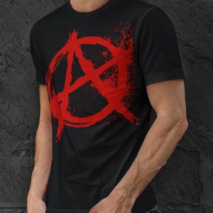 T-shirt unisexe Indien Prod  Anarchy Red logo T-shirt unisexe Indien Prod  Anarchy Red logo