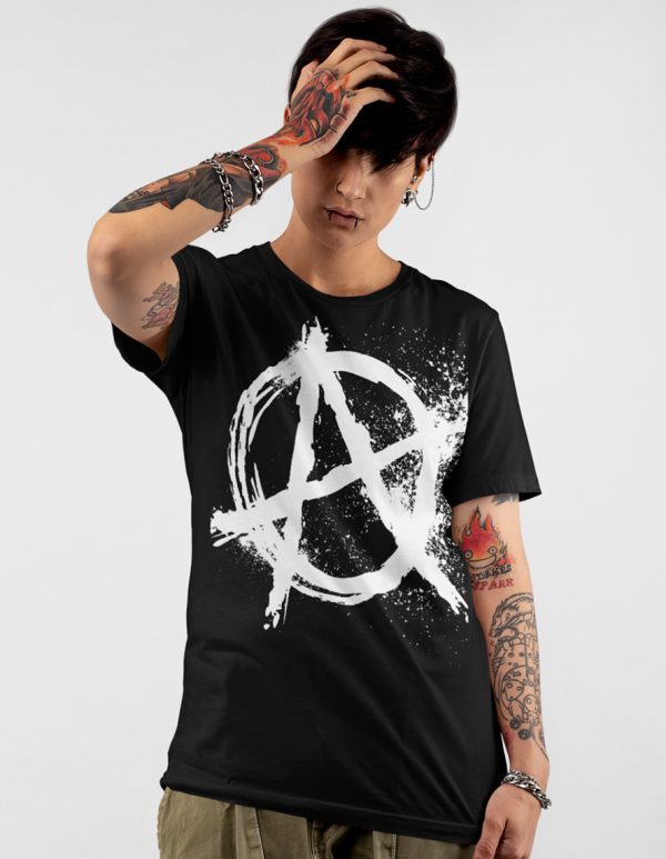 T-shirt unisexe Indien Prod  Anarchy white logo