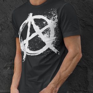 T-shirt unisexe Indien Prod  Anarchy white logo T-shirt unisexe Indien Prod  Anarchy white logo