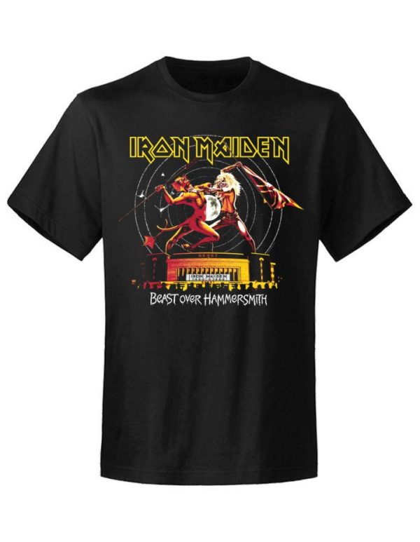 T-shirt unisexe Iron Maiden Best Over Hammersmith Eddie