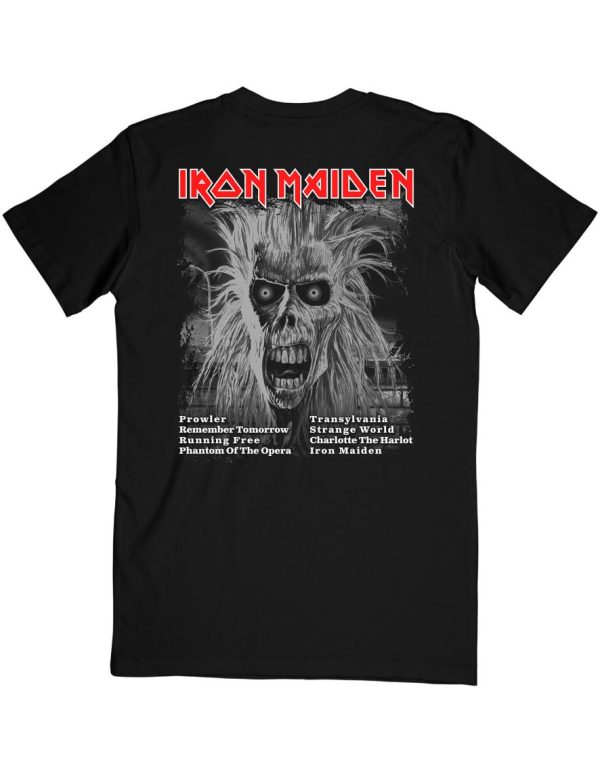 T-shirt unisexe Iron Maiden First Album Tracklist V3