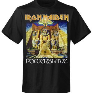 T-shirt unisexe  Iron Maiden Powerslaves World Slavery Tour T-shirt unisexe  Iron Maiden Powerslaves World Slavery Tour