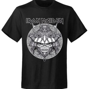 T-shirt unisexe  Iron Maiden Samurai Graphic White T-shirt unisexe  Iron Maiden Samurai Graphic White