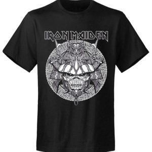 T-shirt unisexe  Iron Maiden Samurai Graphic White T-shirt unisexe  Iron Maiden Samurai Graphic White