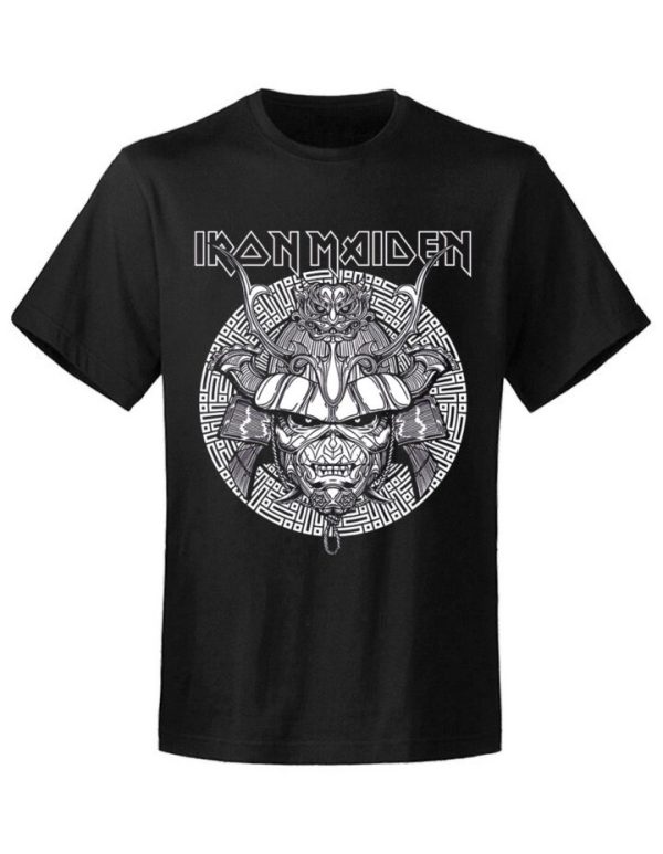 T-shirt unisexe  Iron Maiden Samurai Graphic White