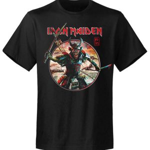T-shirt unisexe  Iron Maiden Senjutsu Eddie Warrior Circle IMTEE137MB01 T-shirt unisexe  Iron Maiden Senjutsu Eddie Warrior Circle IMTEE137MB01